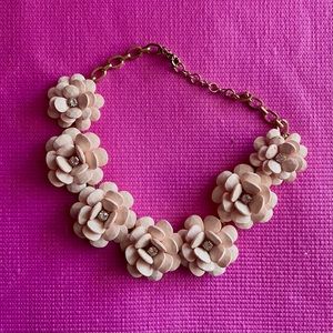 *NWOT* J Crew Chunky Flower Statement Necklace